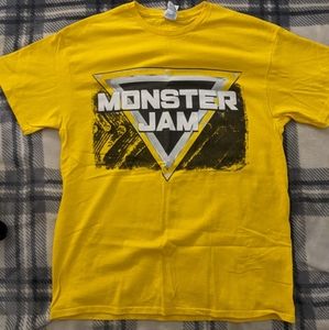 Monster Jam Yellow Logo Tee